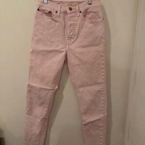 Levi's Light Pink Skinny Jeans